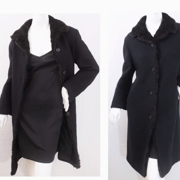 Cividini Collection Jackets & Blazers - WAAAY Soft Cashmere and Genuine Fur Coat